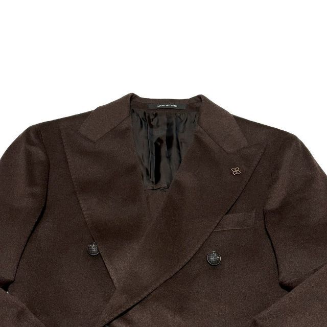 超美品】TAGLIATORE ダブルボタン ジャケット キャメル100%-