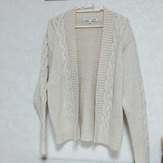 ユニクロ(UNIQLO)のイネス ローゲージケーブルカーディガン(カーディガン)