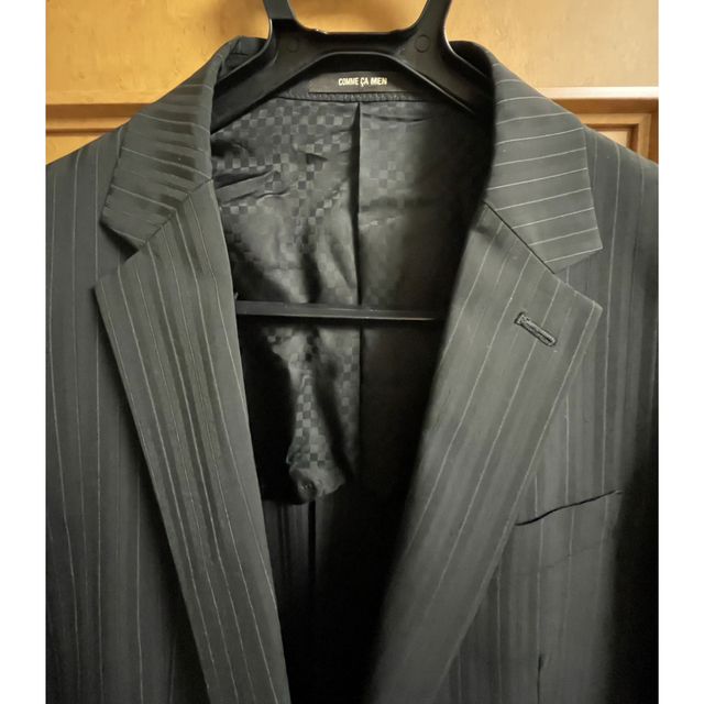 COMME CA MEN(コムサメン)の定価50600円　新品　コムサメン　ジャケット　黒　ブラック　S メンズのジャケット/アウター(テーラードジャケット)の商品写真