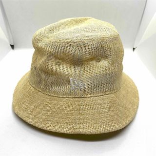 ニューエラー(NEW ERA)のNew era FITTED cap　ベージュ　バケットハット(ハット)