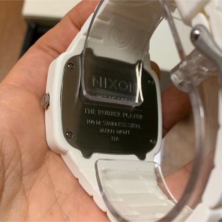 NIXON - 美品 NIXON RUBBER PLAYER WHITEの通販 by tzu's shop