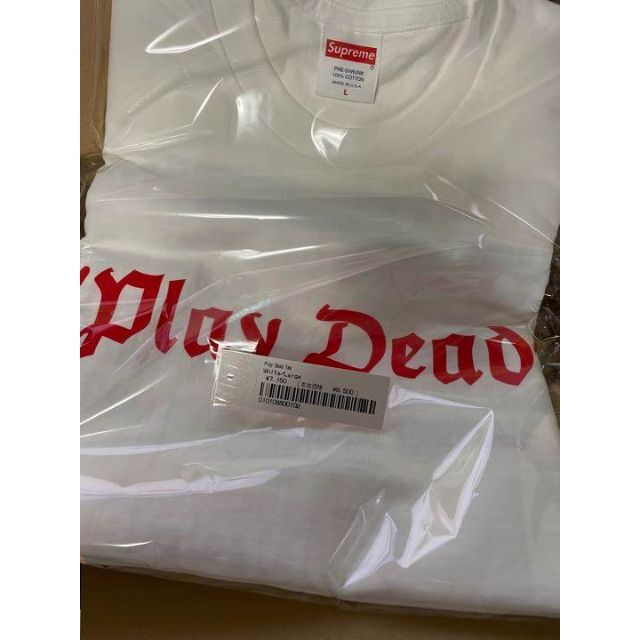 Supreme(シュプリーム)のSupreme Play Dead Tee White メンズのトップス(Tシャツ/カットソー(半袖/袖なし))の商品写真