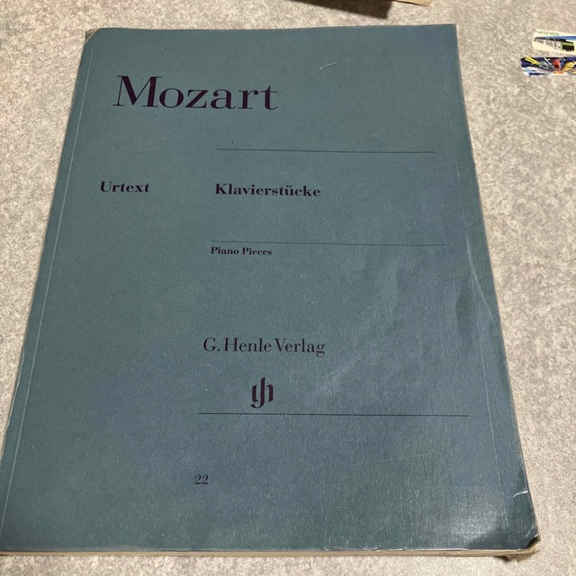モーツァルト ピアノ小曲集 （22）ヘンレ版