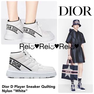 Christian Dior - 【極美品】DIOR D-PLAYER ハイカットスニーカーの
