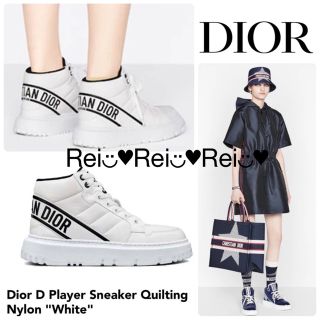 クリスチャンディオール(Christian Dior)の【極美品】DIOR  D-PLAYER ハイカットスニーカー(スニーカー)