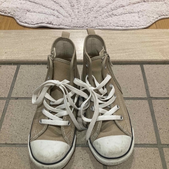 CONVERSE(コンバース)のCONVERSE  20cm  ベージュ キッズ/ベビー/マタニティのキッズ靴/シューズ(15cm~)(スニーカー)の商品写真