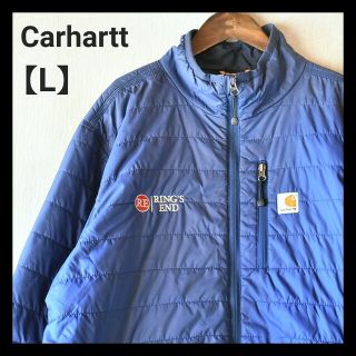 carhartt カーハート ダウンジャケット ハーフジップ 刺繍ロゴ 90s