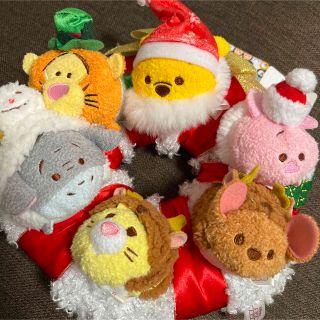 ディズニー(Disney)のディズニー　ツムツム　クリスマス　リース(キャラクターグッズ)