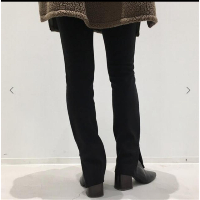 L´Appartement Wool Zip Leggings ブラック- L´Appartement Wool Zip Leggings ブラック-