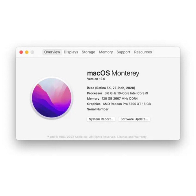 Apple 27-inch iMac Retina 5K late 2020