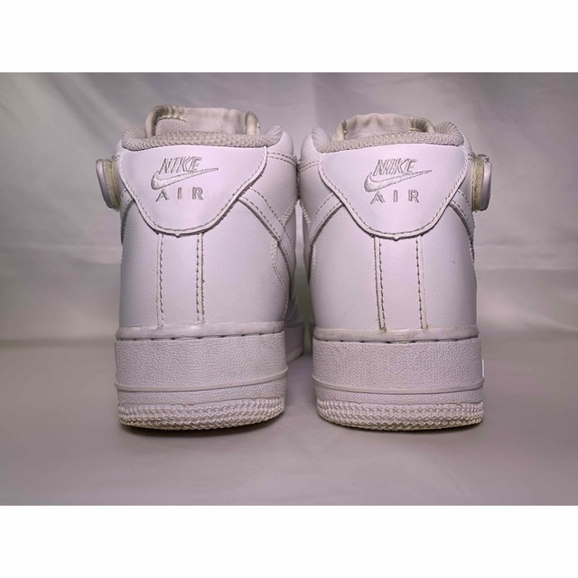 NIKE(ナイキ)のNIKE AIR FORCE 1 MID WMNS WHITE 24.5cm レディースの靴/シューズ(スニーカー)の商品写真