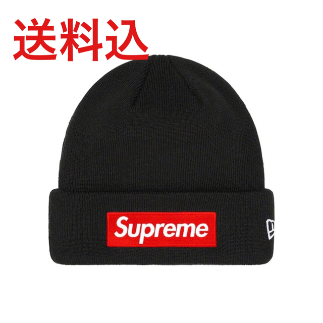 Supreme New Era Box Logo Beanie Black - ニットキャップ/ビーニー