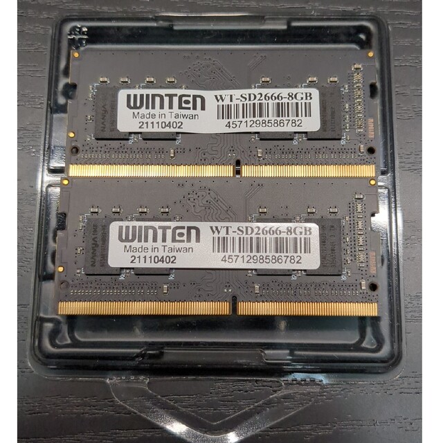 WINTEN ノート メモリ DDR4 2666 16G(8G×2)