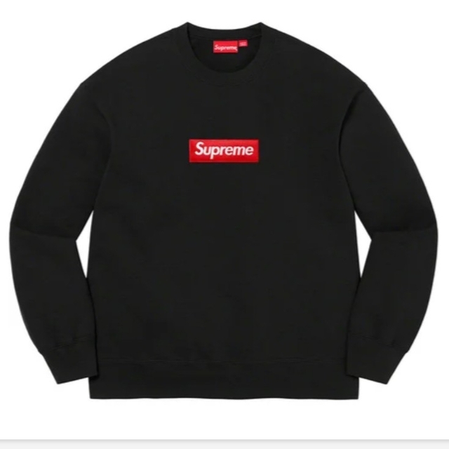 Supreme Box logo crewneck Black＋くま