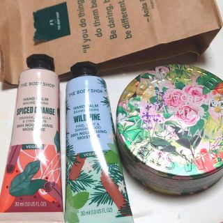 ザボディショップ(THE BODY SHOP)のTHE BODY SHOP ハンドクリーム　2本、STEAM CREAM 1缶(ハンドクリーム)