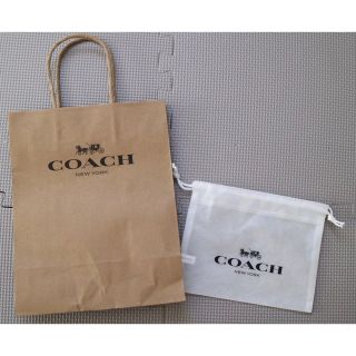 コーチ(COACH)のCOACH コーチ ショッパー　ショップ袋　紙袋 巾着(ショップ袋)