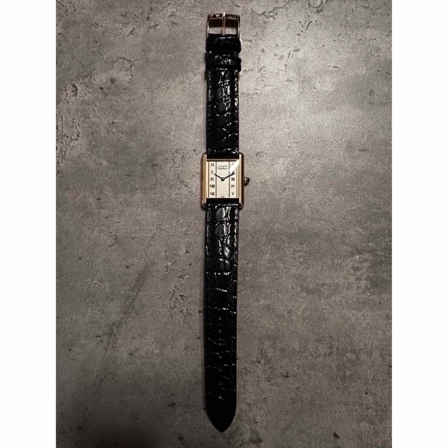 Cartier(カルティエ)の【オーバーホール済】 Cartier マストタンクLM 縦ローマ レディースのファッション小物(腕時計)の商品写真