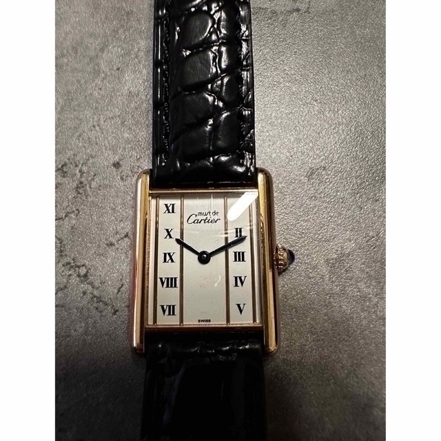 Cartier(カルティエ)の【オーバーホール済】 Cartier マストタンクLM 縦ローマ レディースのファッション小物(腕時計)の商品写真