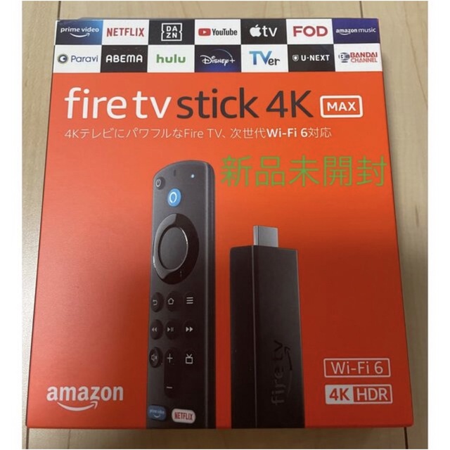 【新品・未開封】Fire TV Stick 4K MAX スマホ/家電/カメラのテレビ/映像機器(その他)の商品写真