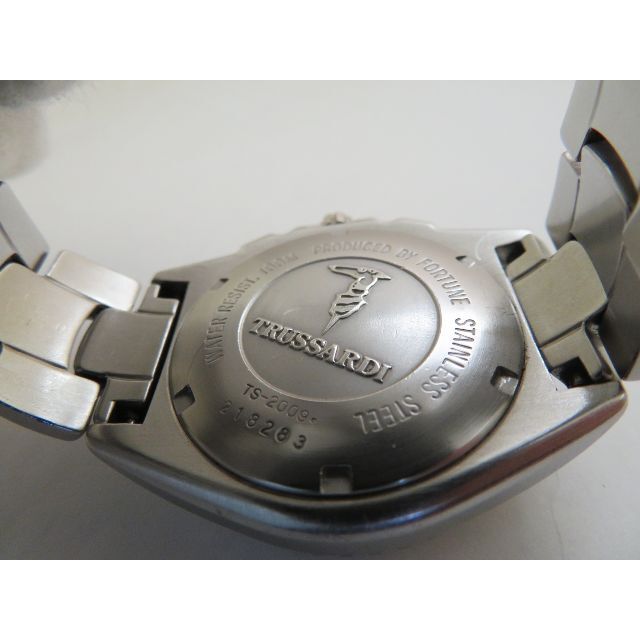 Trussardi(トラサルディ)のTRUSSARDI クロノグラフ 腕時計 トラサルディ 100ｍ メンズの時計(腕時計(アナログ))の商品写真