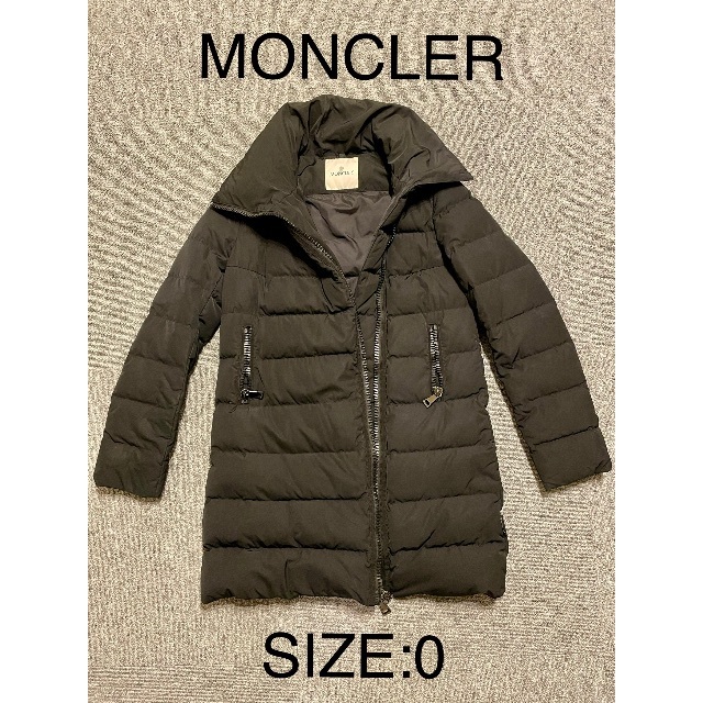 美品 モンクレール MONCLER ジェルボワーズ  ダウン ミドル ブラックMONCLER