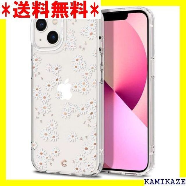 ☆ CYRILL by Spigen iPhone 13 ズ ホワイトデイジー