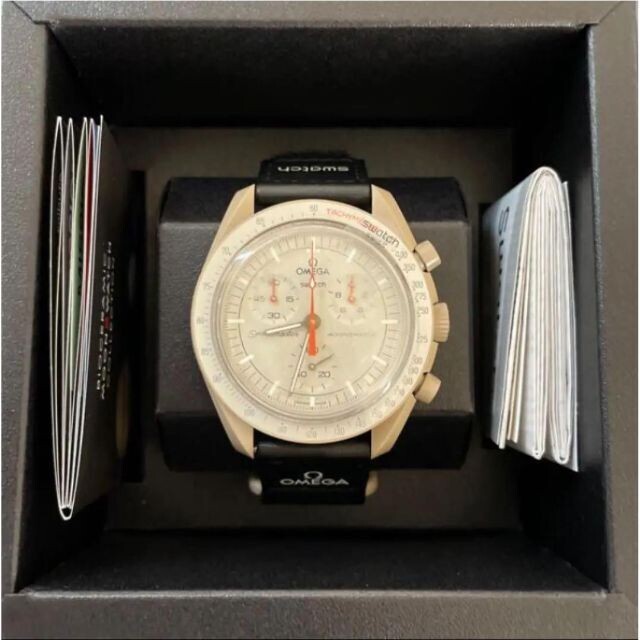 新品】OMEGA x swatch JUPITER 腕時計 アイボリー | angeloawards.com