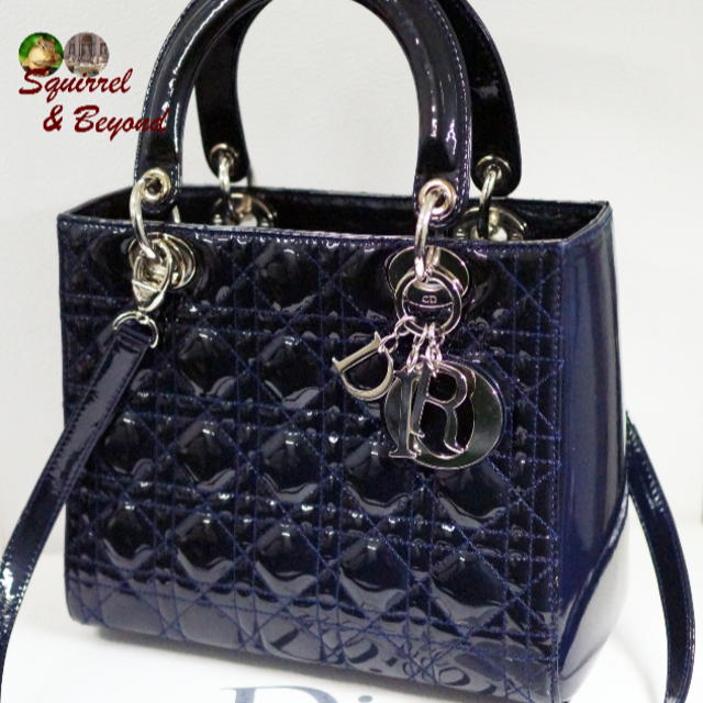 国内外の人気が集結 Christian Dior - 【美品】 Lady Dior パテント