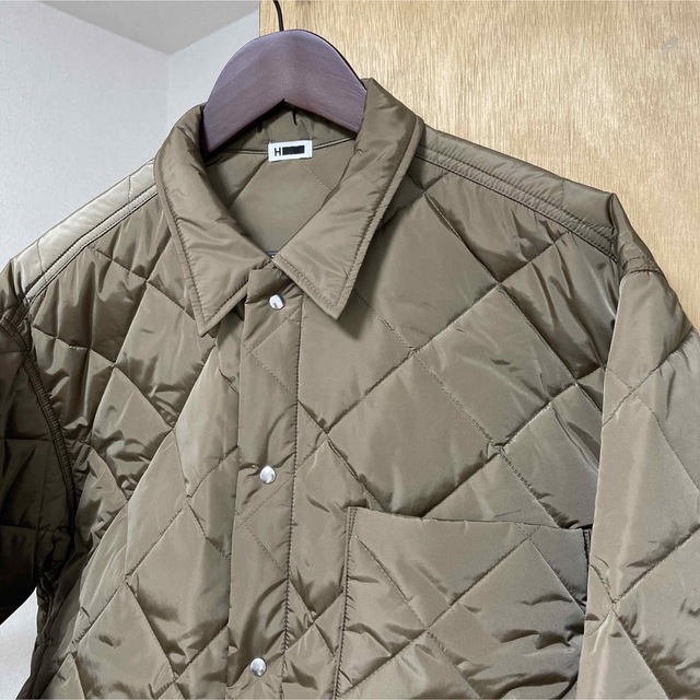 OLMETEX QUILTING OVER SHIRT / ブラウン / M 新作商品 roller-center