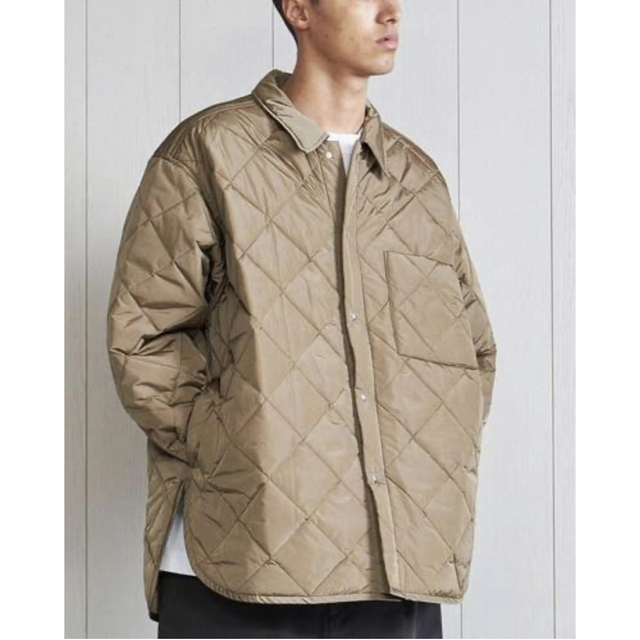 OLMETEX QUILTING OVER SHIRT / ブラウン / M 格安新品 www.ronda.org.br
