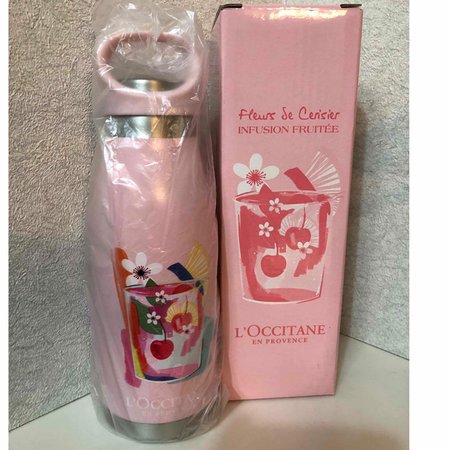 L'OCCITANE(ロクシタン)のロクシタン　チェリーライム　ポータブルサーモタンブラー インテリア/住まい/日用品のキッチン/食器(タンブラー)の商品写真