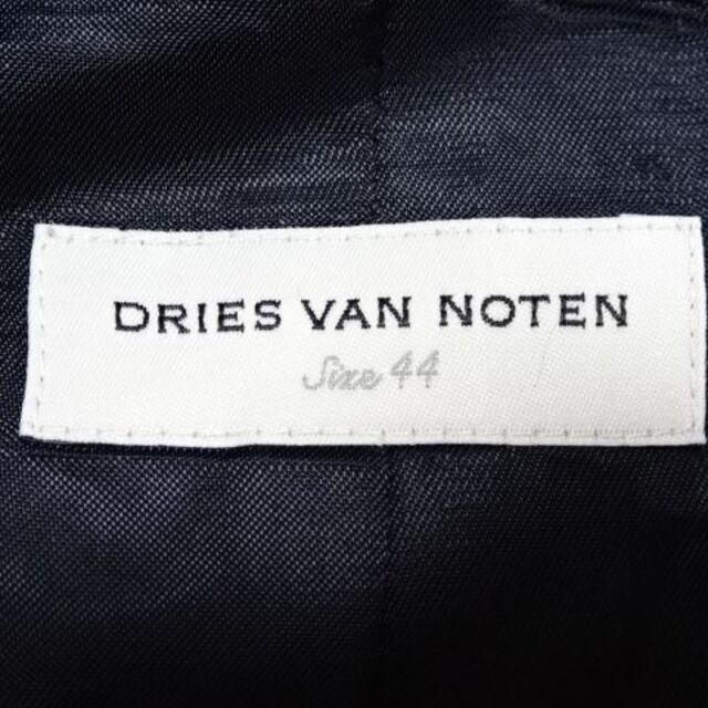 DRIES VAN NOTEN(ドリスヴァンノッテン)の【未使用に近い】ドリスヴァンノッテンジャケット44チェック柄ネイビー メンズのジャケット/アウター(テーラードジャケット)の商品写真