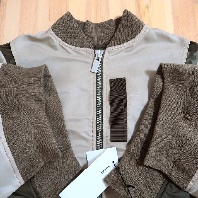 お買得!】 - sacai 新品 ジャケット ボンバー ケープ ミックス