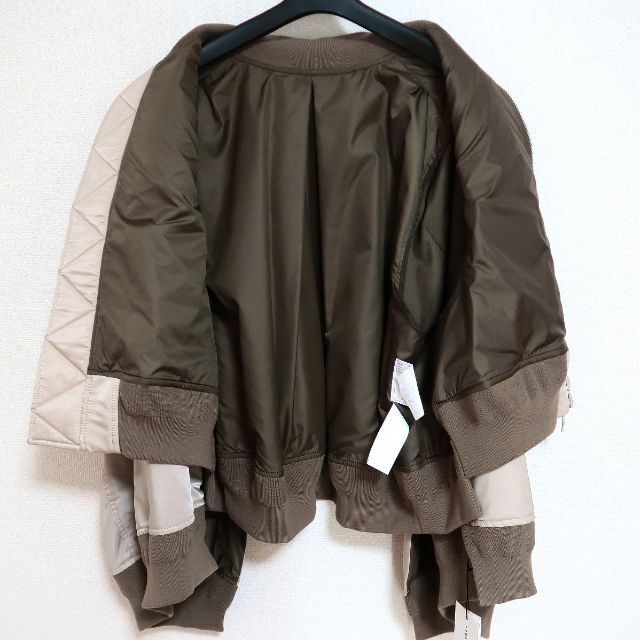 お買得!】 - sacai 新品 ジャケット ボンバー ケープ ミックス