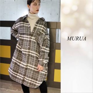 ムルーア(MURUA)の【MURUAムルーア】チェック柄コート(その他)