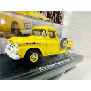 シボレー(Chevrolet)のM2/'58 Chevyシボレー Apacheアパッチ ステップサイド 1/64(ミニカー)