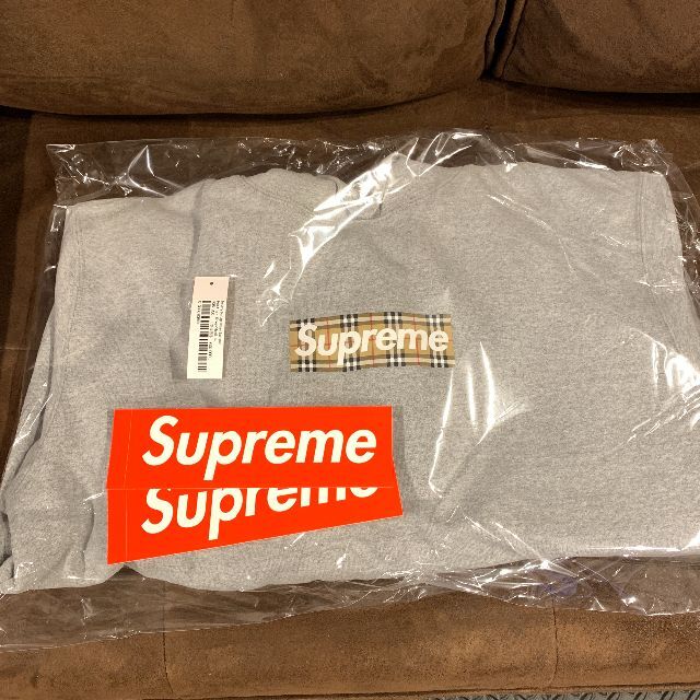 新品 正規品 Supreme バーバリー ボゴパー 灰 M