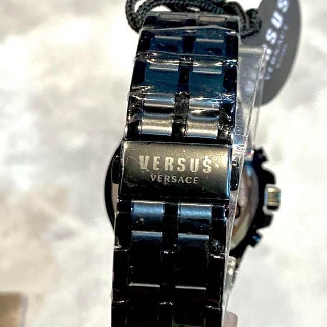 新品Versus Versace/ヴェルサス ヴェルサーチ メンズ腕時計ブラック