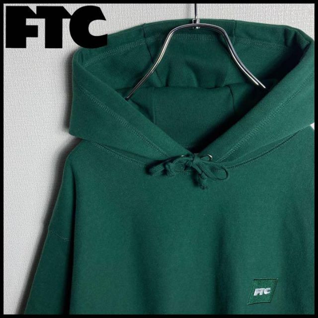 FTC ワンポイント刺繍ロゴ入りパーカー 希少XLサイズ 即完売モデル