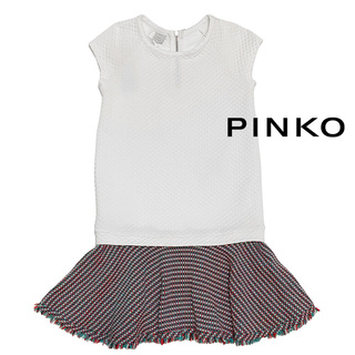 未使用☆PINKO ピンコ　ミニスカート　フリル　黒