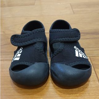 アディダス(adidas)のアディダス 12cm サンダル ブラック(サンダル)