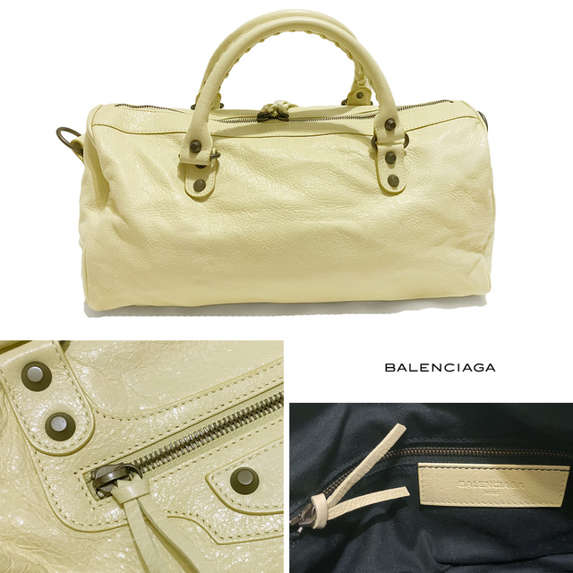 BALENCIAGA BAG(バレンシアガバッグ)の新品BALENCIAGAバレンシアガバッグTWIGGYツィギーパステルイエロー レディースのバッグ(ハンドバッグ)の商品写真