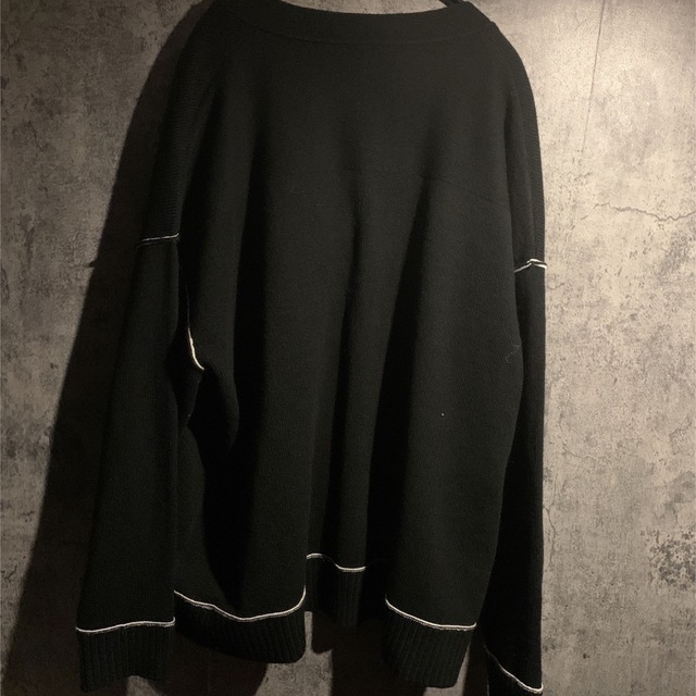 【Vintage】 special black line cardigan 1