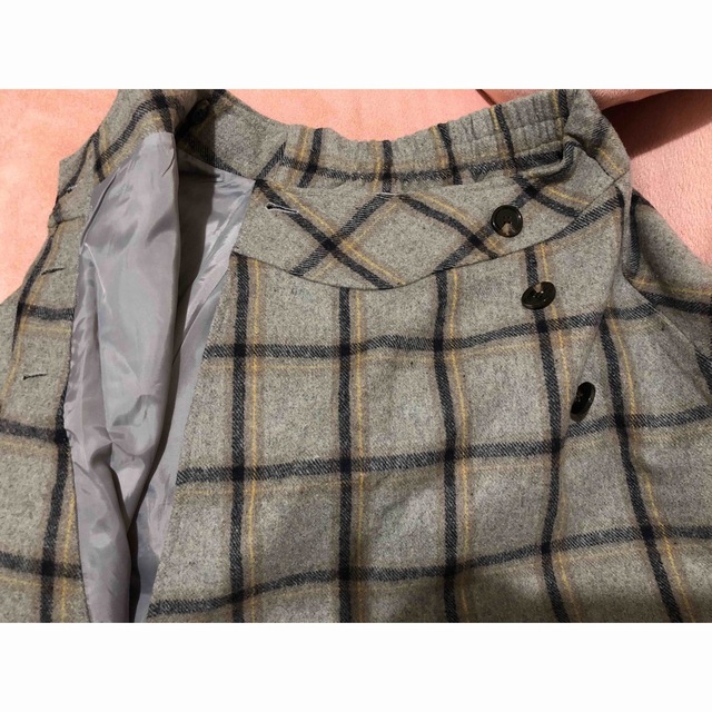 ARROW(アロー)のARROW チェック柄ラップスカート レディースのスカート(ひざ丈スカート)の商品写真