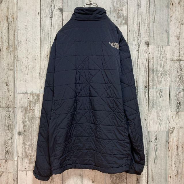 ノースフェイス キルティング V-Motion ネイビー メンズ2XL - ダウン