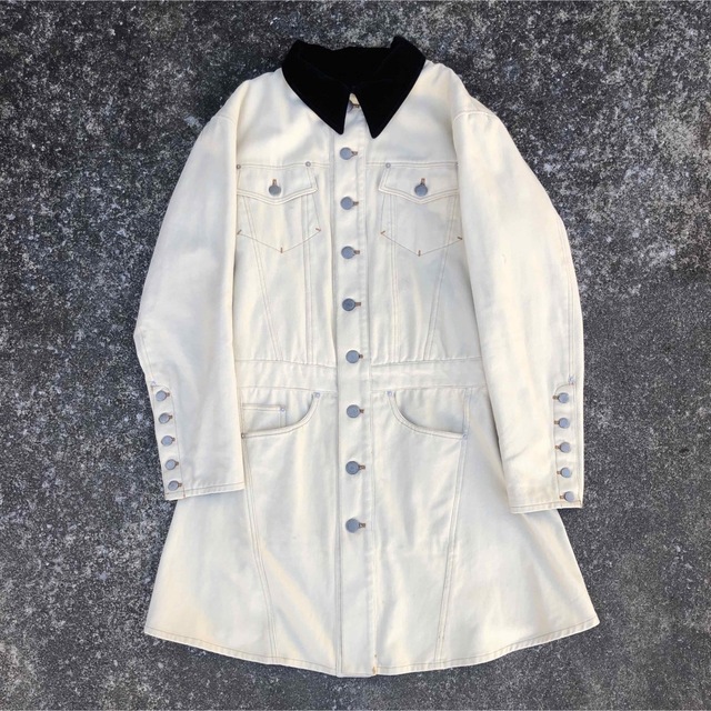 希少 90s Jean paul gaultier ゴルチエ デニムロングコート