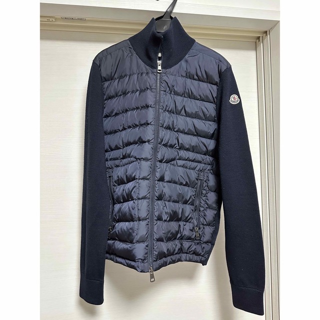 MONCLER / ニット×ナイロン ダウンジャケット 想像を超えての www