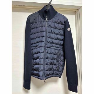 モンクレール(MONCLER)のMONCLER / ニット×ナイロン ダウンジャケット(ダウンジャケット)