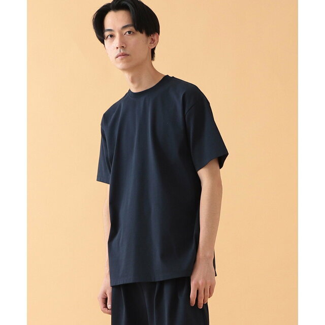 【NAVY】BEAMS / スビンコットン クルーネック