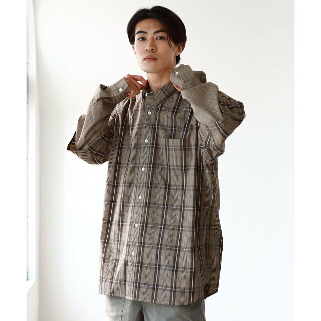 【BROWN】BEAMS / フェイク レイヤード シャツ 4